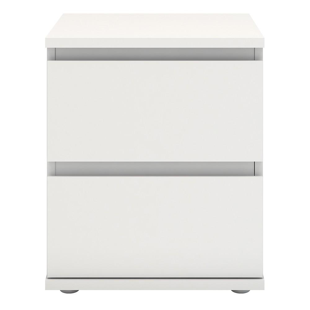 Furniture To Go Nova Bedside Cabinet in White (7097109249)