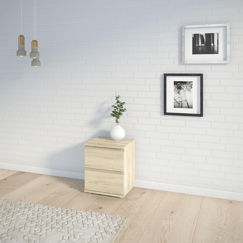 Furniture To Go Nova Bedside Cabinet in Oak (70971092AK)