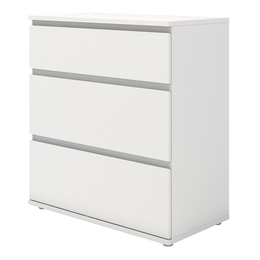 Furniture To Go Nova 3 Drawer Chest in White (7097109449)