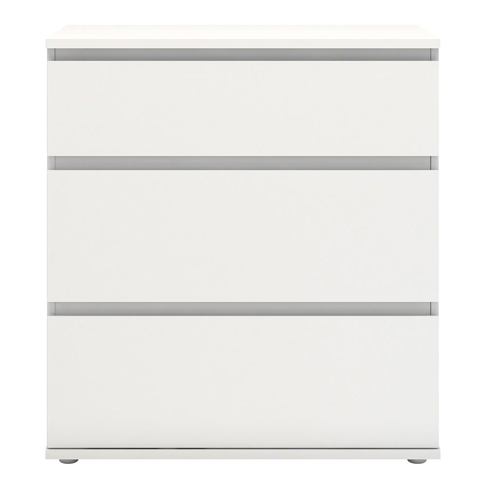 Furniture To Go Nova 3 Drawer Chest in White (7097109449)