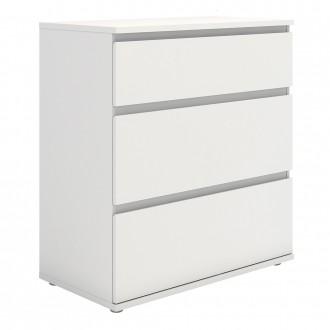 Furniture To Go Nova 3 Drawer Chest in White (7097109449)