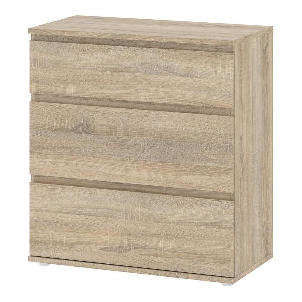 Furniture To Go Nova 3 Drawer Chest in Oak (70971094AK)