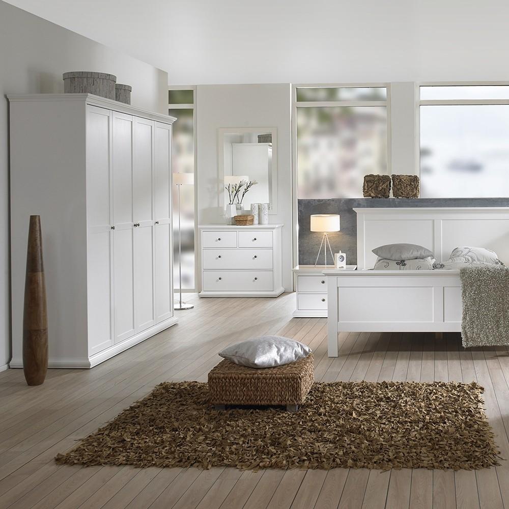 Furniture To Go Paris 4-Drawer Chest in White (701767164949)