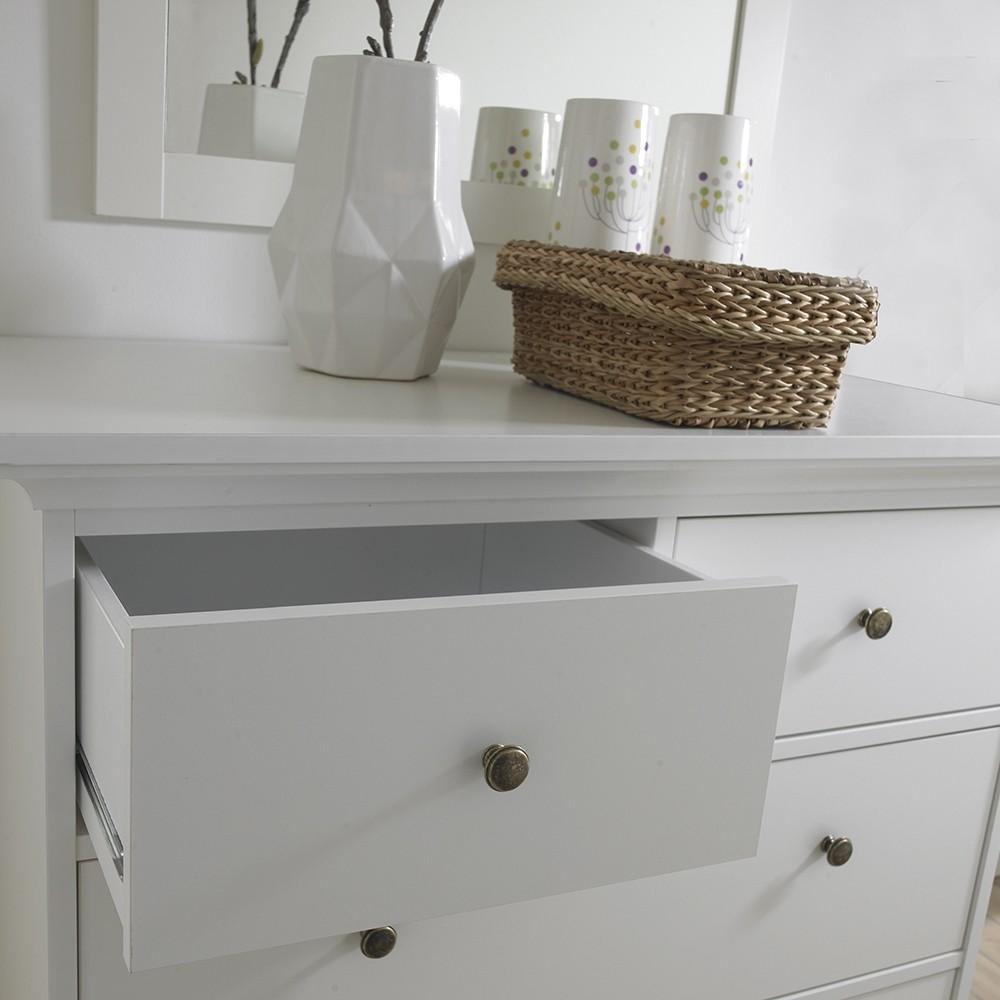 Furniture To Go Paris 4-Drawer Chest in White (701767164949)