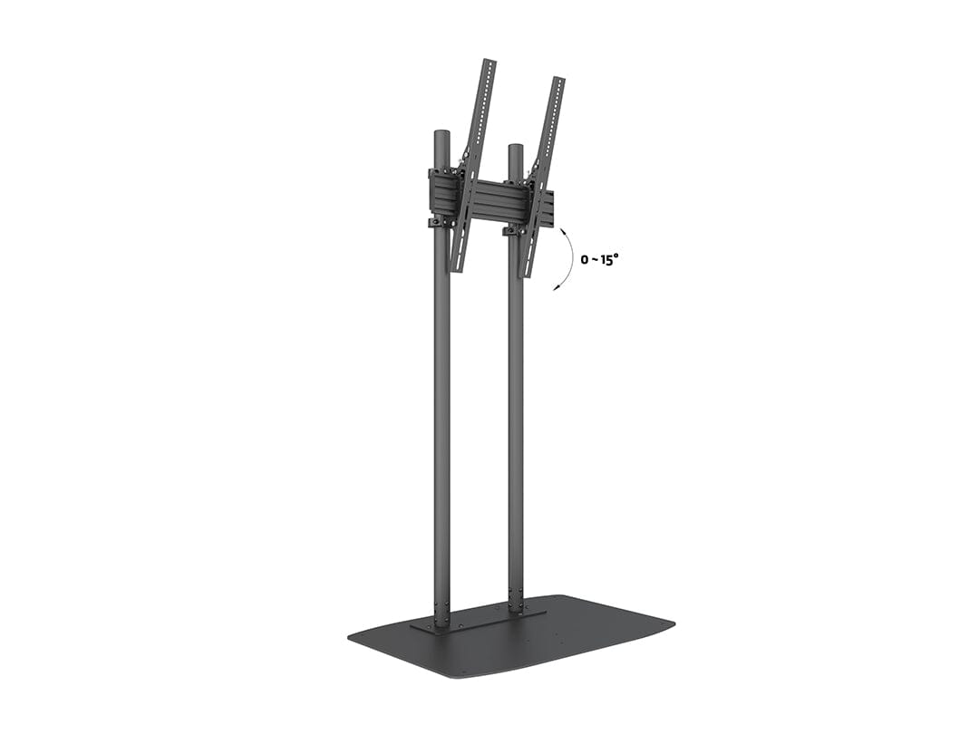 Multibrackets M Dual Pole Floorbase Pro TV Floor Stand 65"-90"