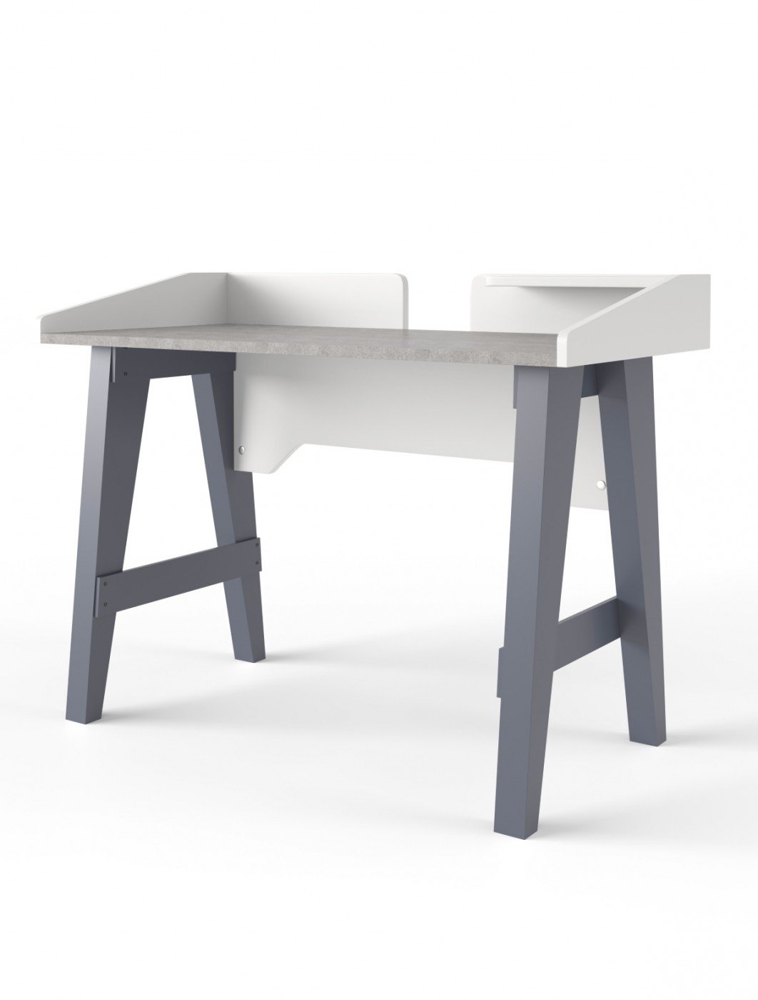Alphason Truro Grey and Marble Effect Desk (AW3190)