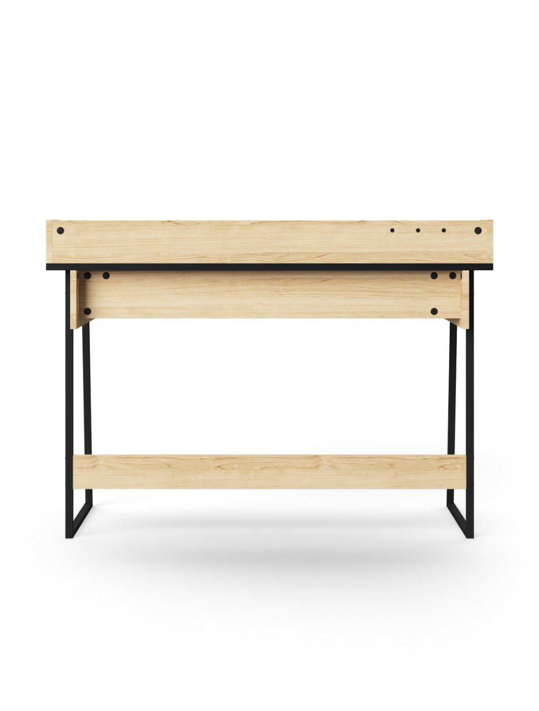 Alphason Salisbury Black and Oak Home Office Desk (AW3100)