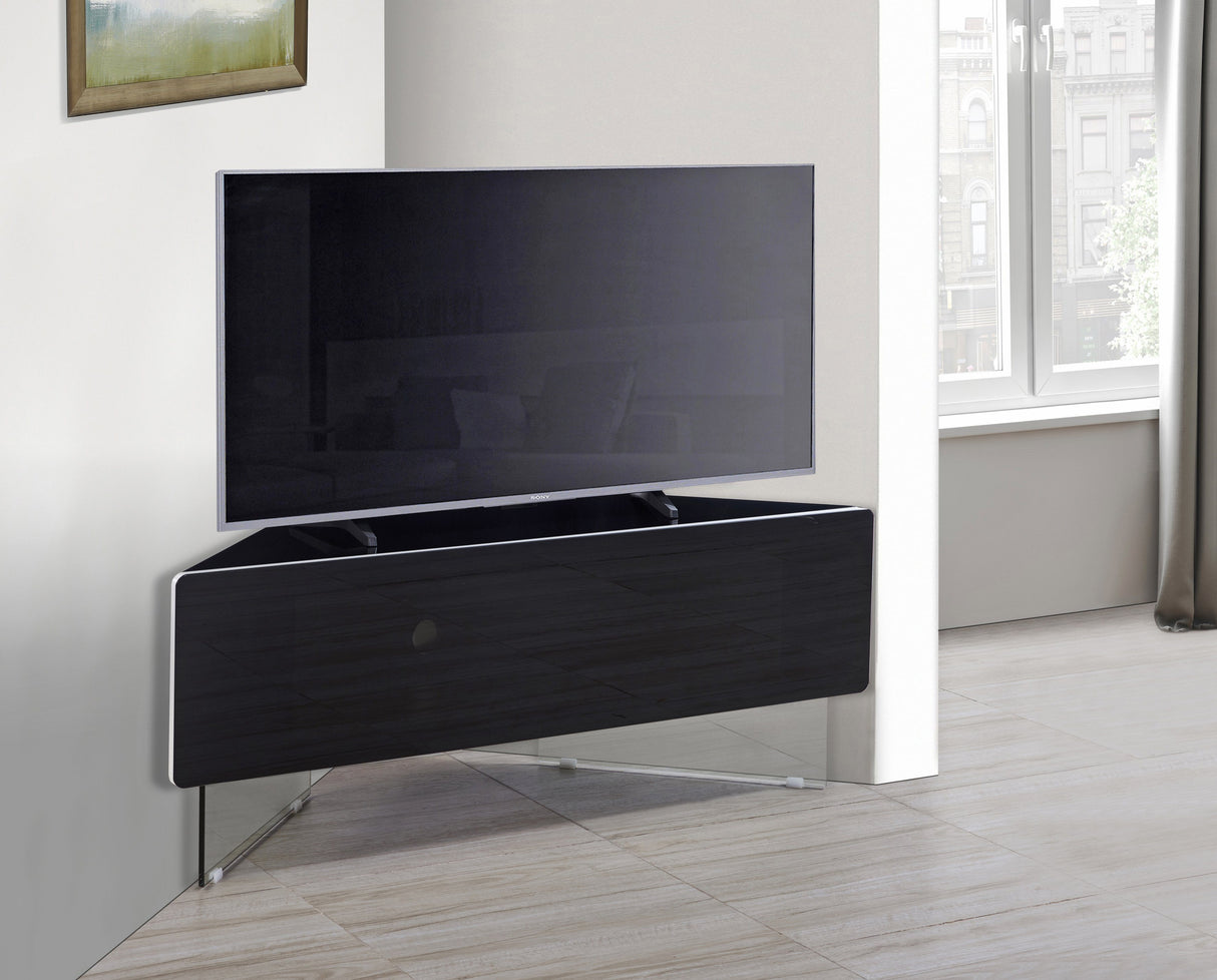 MDA Designs Antares Black Corner TV Cabinet