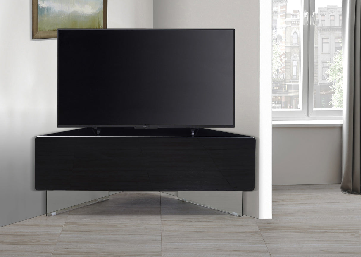 MDA Designs Antares Black Corner TV Cabinet