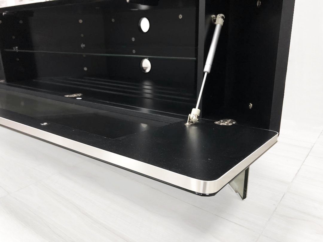 MDA Designs Antares Black Corner TV Cabinet