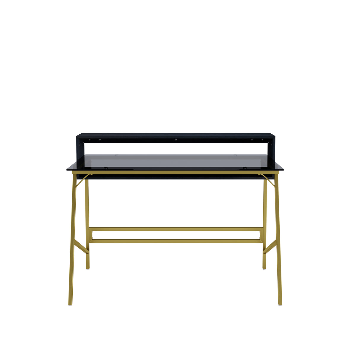 Alphason Morgan Black and Gold Home Office Desk (AW21924)