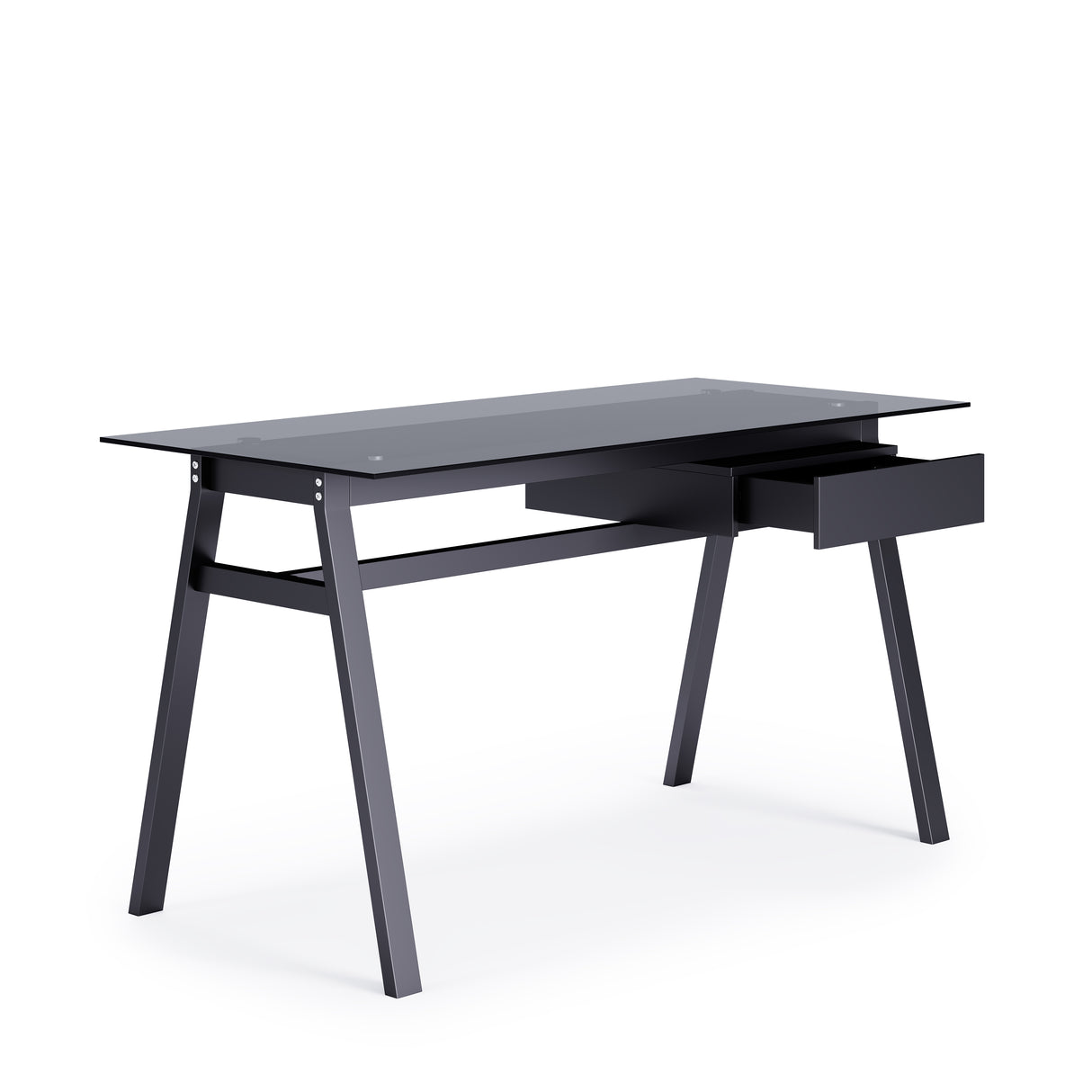 Alphason Richmond Grey Glass Home Office Desk (AW21928GRY)