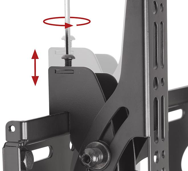 B-Tech BT8426 Black Telescopic TV Ceiling Mount