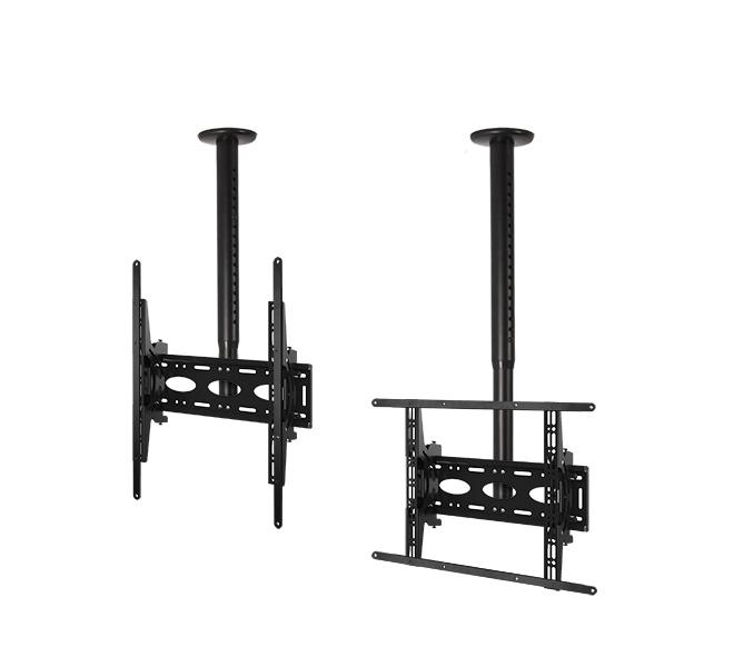 B-Tech BT8426 Black Telescopic TV Ceiling Mount