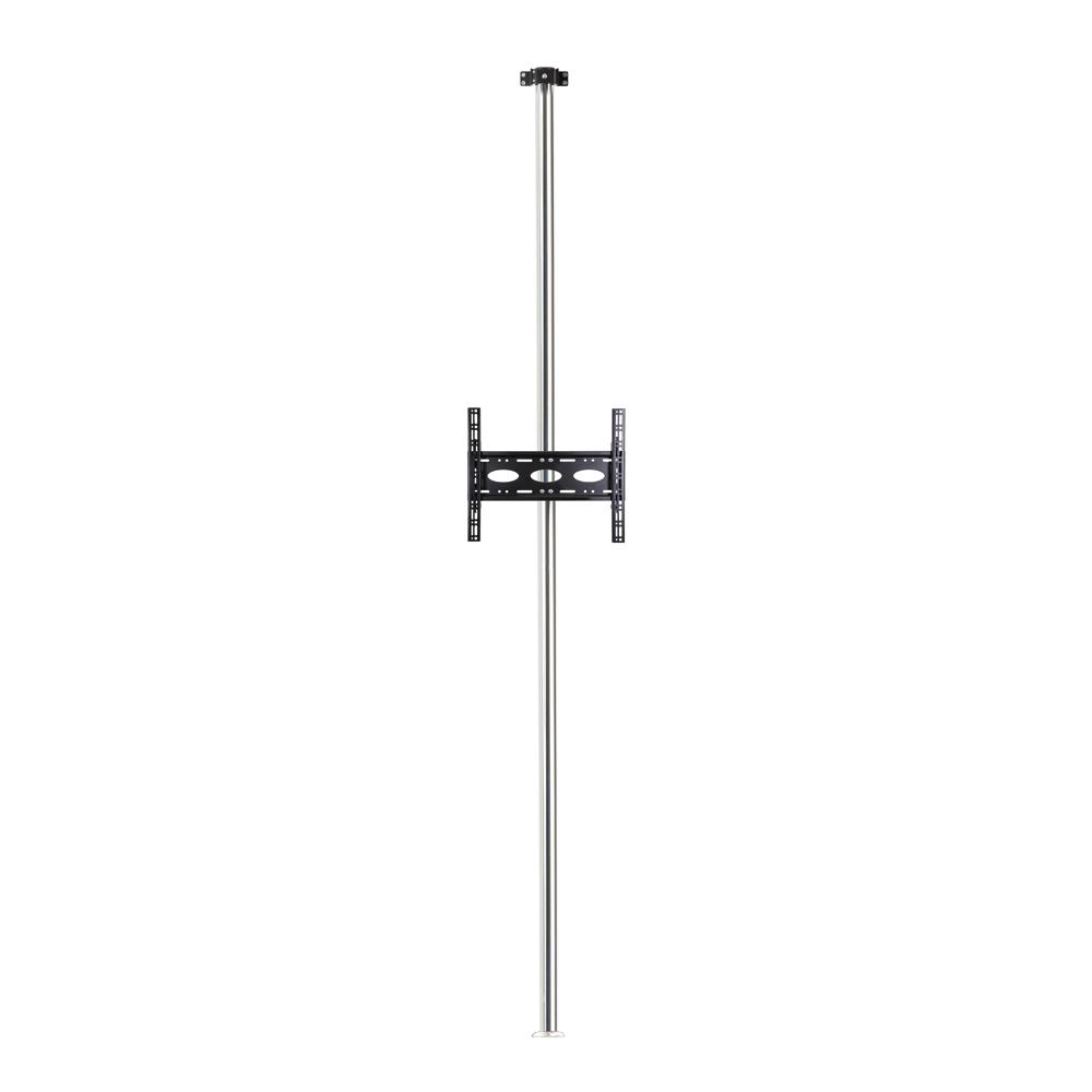 B-Tech BT3MFWLF40-65/C Wall to Floor TV Bracket with 3m Chrome Pole