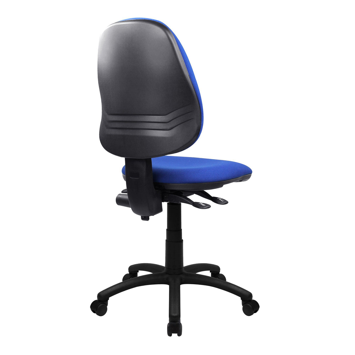 Nautilus Designs Java 200 Medium Back Operator Chair - Twin Lever - Blue