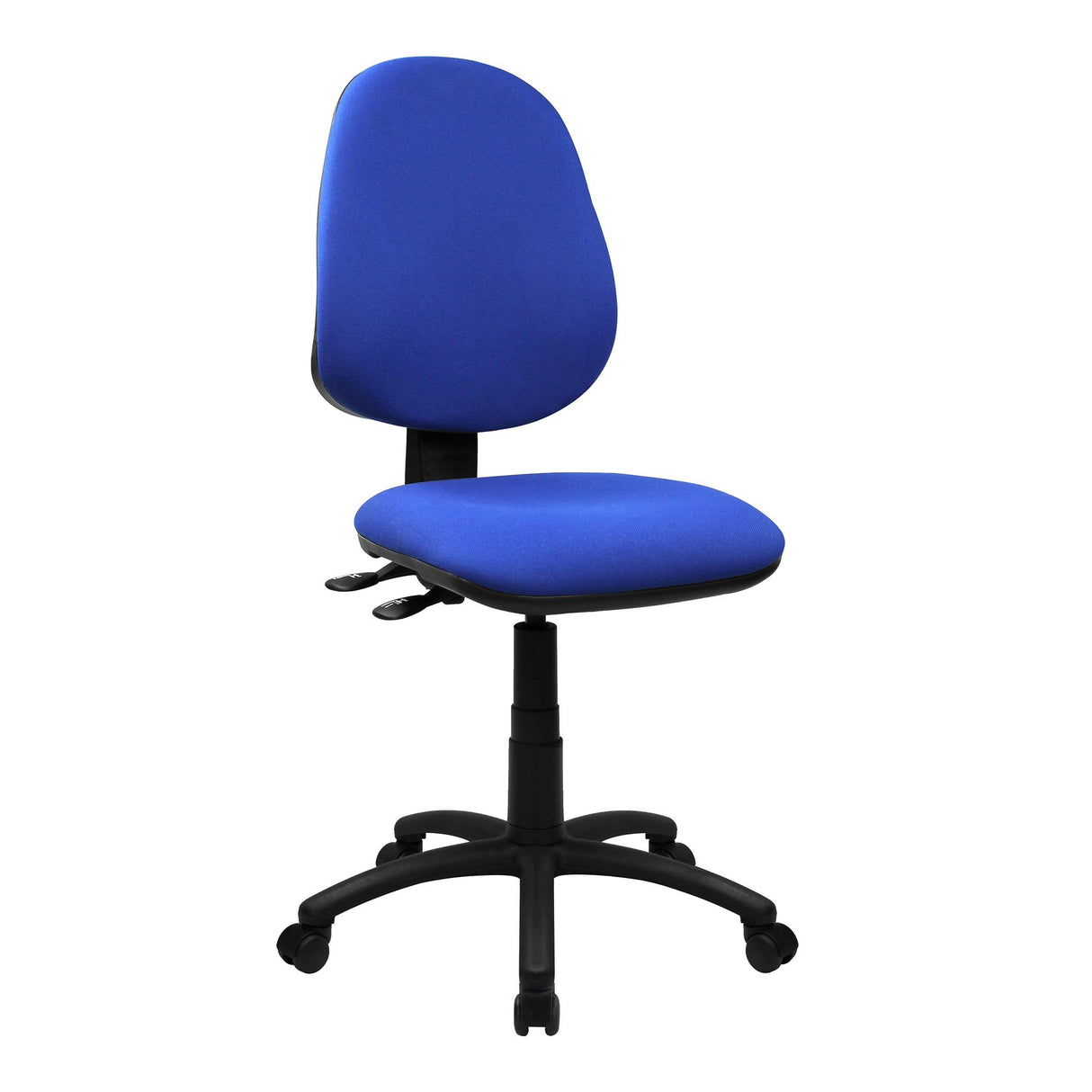 Nautilus Designs Java 200 Medium Back Operator Chair - Twin Lever - Blue