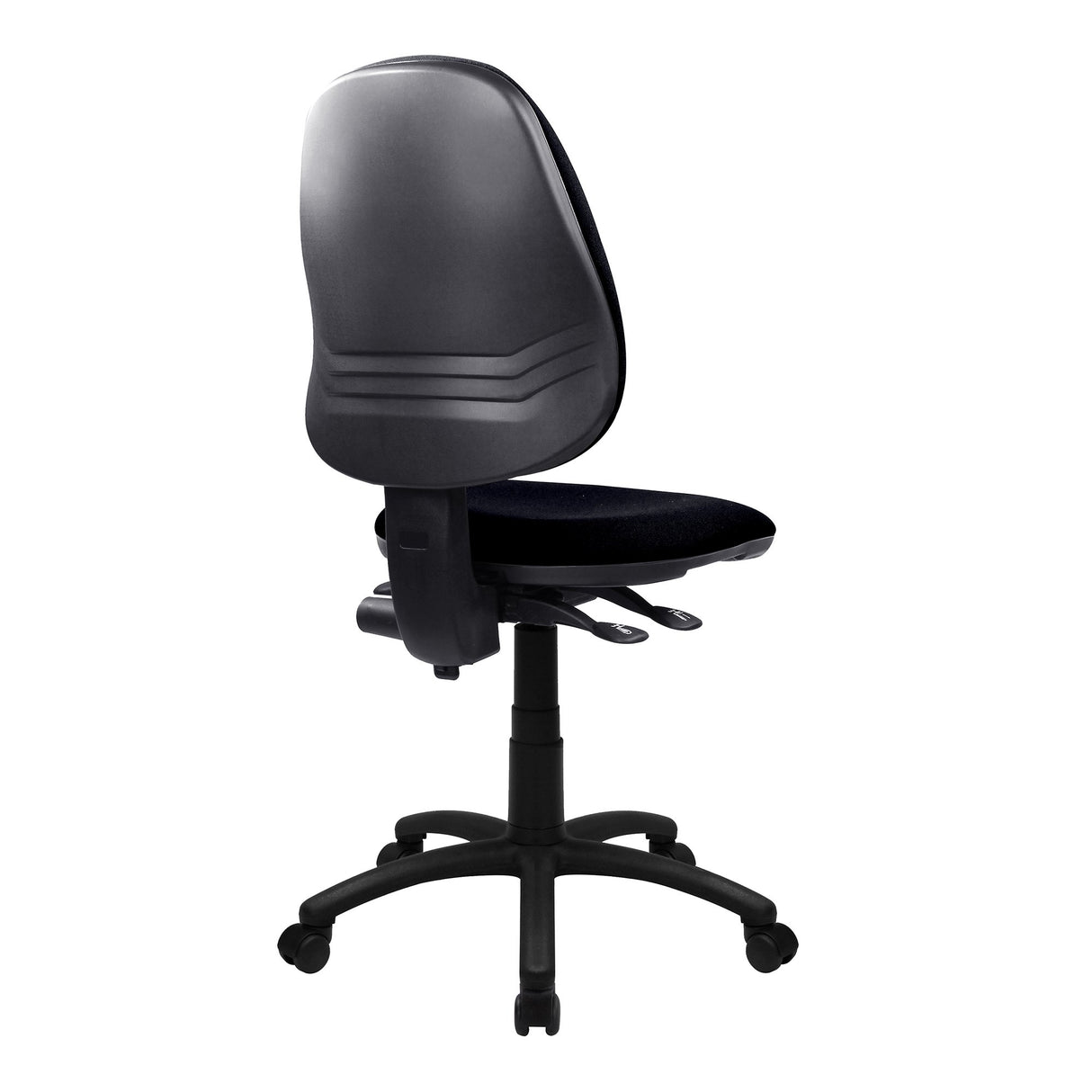 Nautilus Designs Java 300 Medium Back Synchronous Operator Chair - Triple Lever - Black