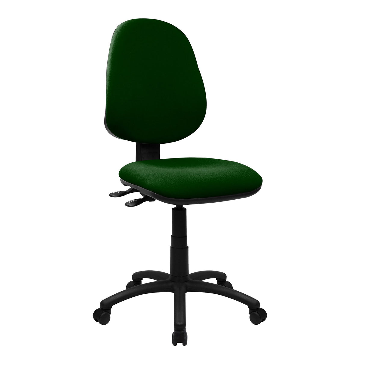 Nautilus Designs Java 300 Medium Back Synchronous Operator Chair - Triple Lever - Green