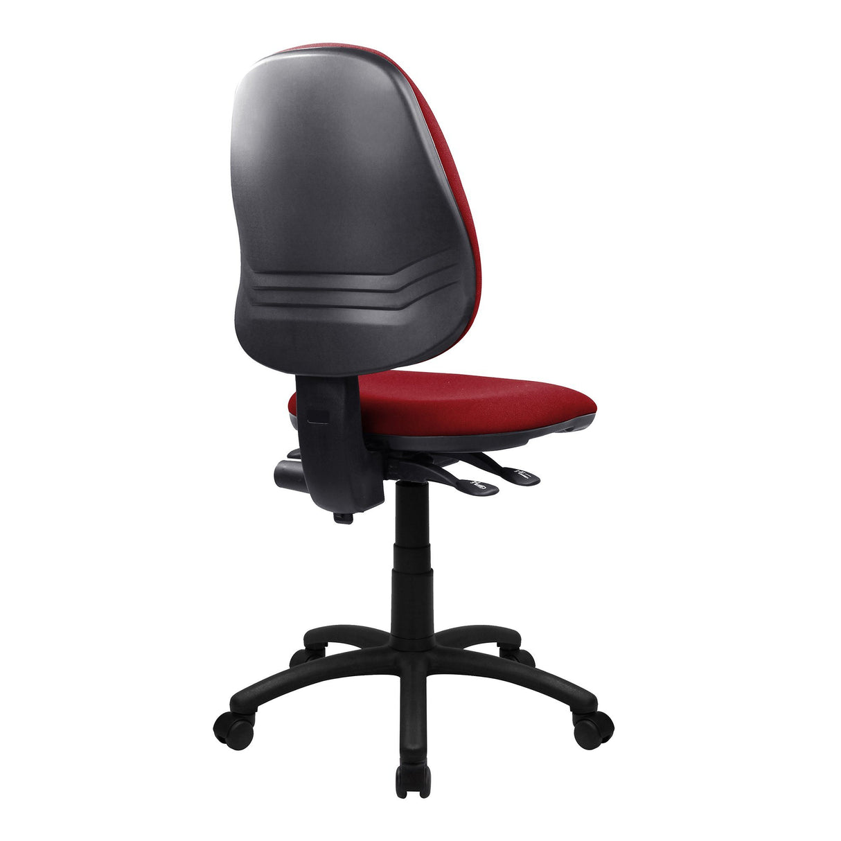 Nautilus Designs Java 300 Medium Back Synchronous Operator Chair - Triple Lever - Wine
