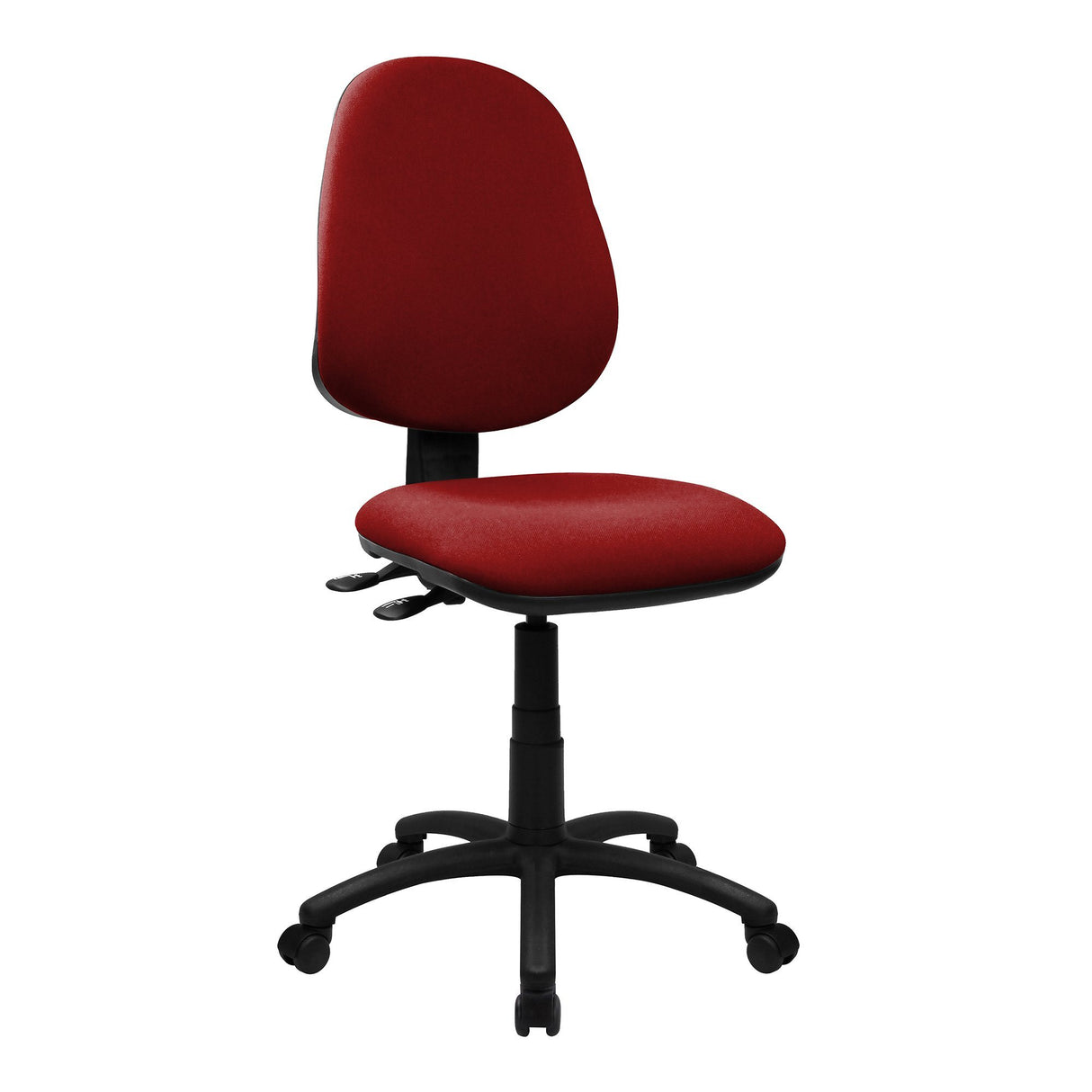 Nautilus Designs Java 300 Medium Back Synchronous Operator Chair - Triple Lever - Wine