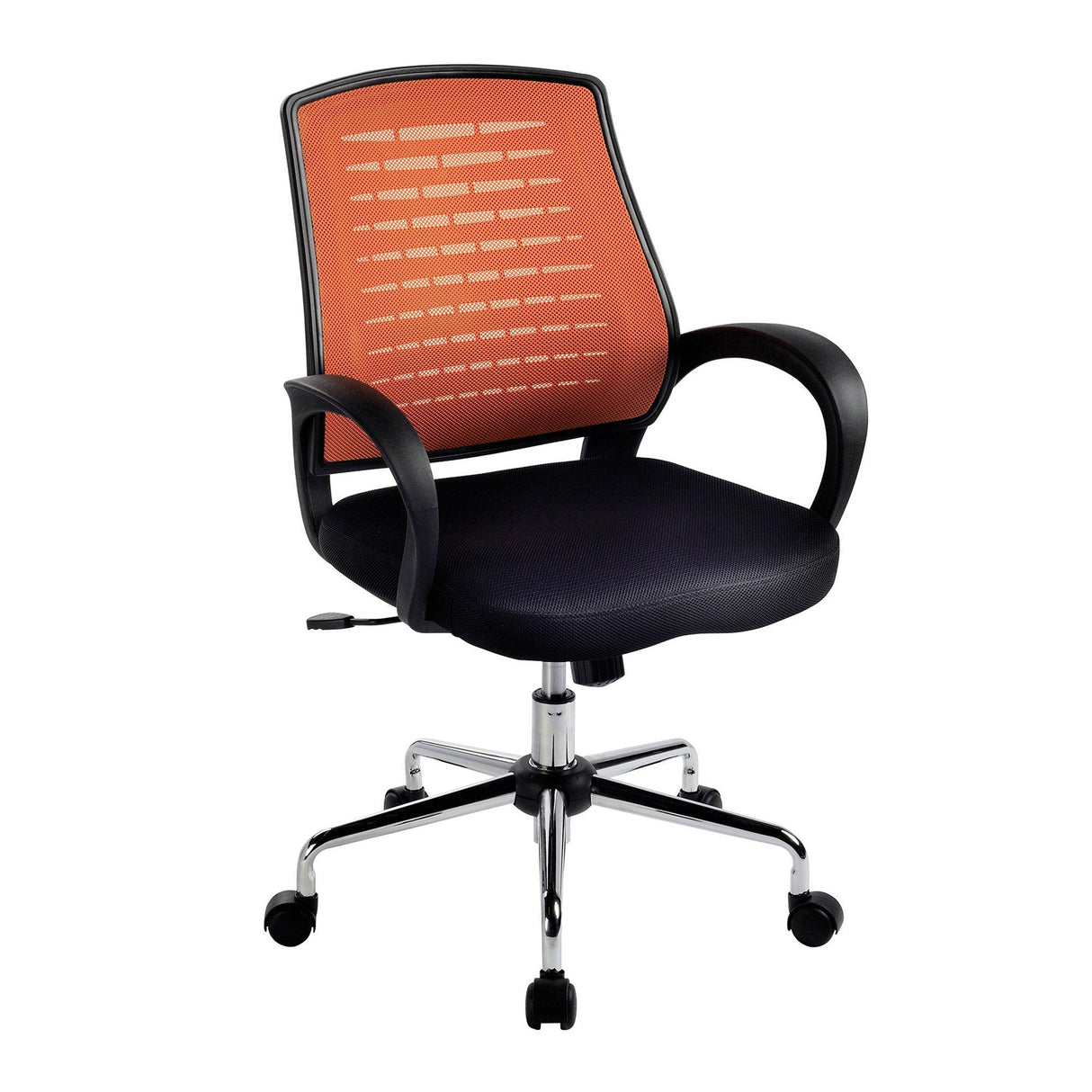 Nautilus Designs Carousel Medium Mesh Back Operator Chair - Orange