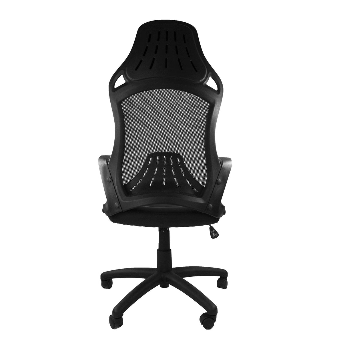 Nautilus Designs Ascot Slim High Back Designer Mesh Armchair - Black