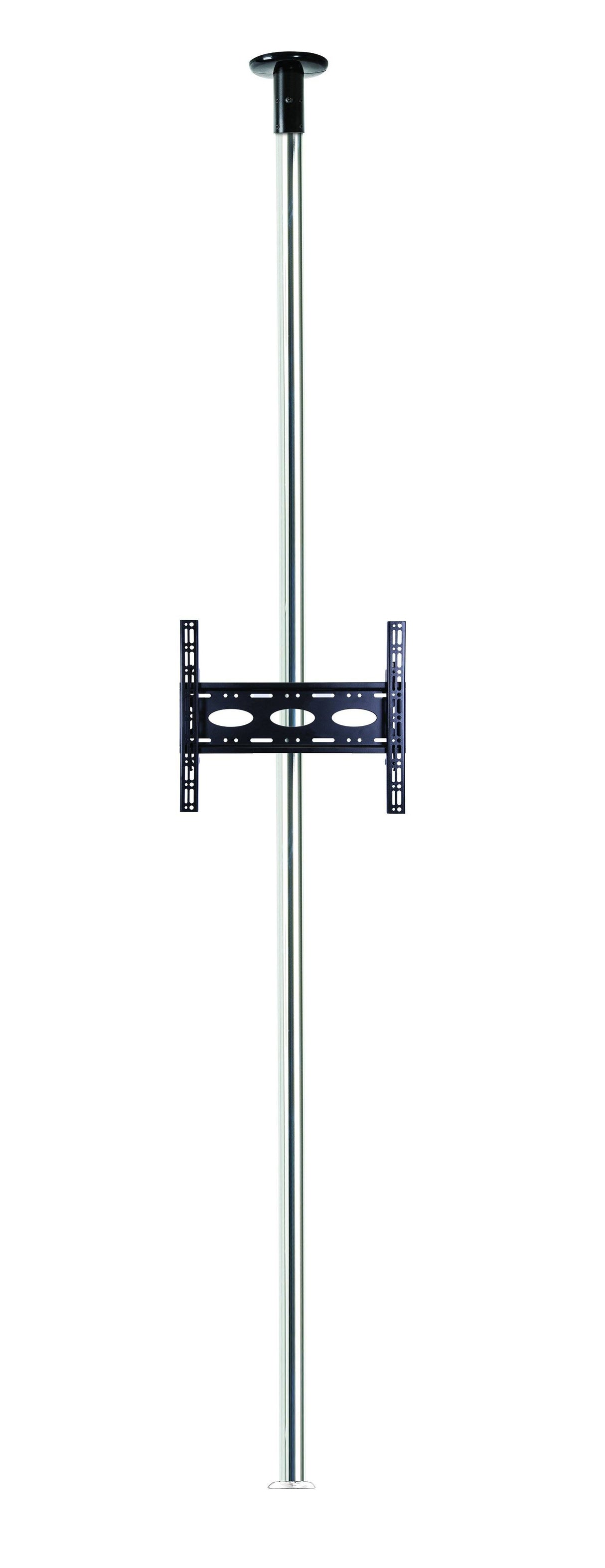 B-Tech BT3MFCLF40-65/C Floor to Ceiling TV Bracket with 3m Chrome Pole