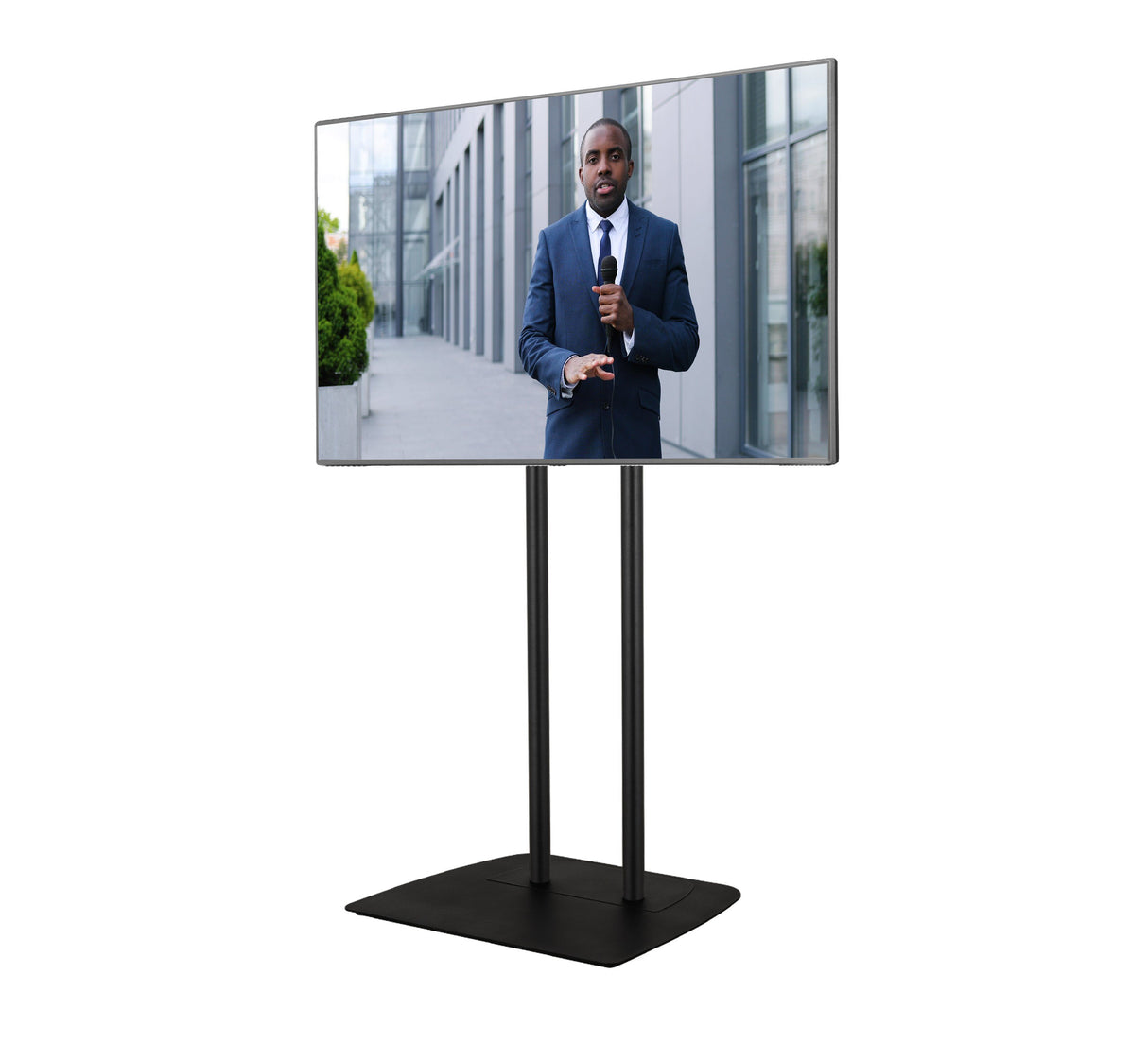 B-Tech BT4002 TV Floor Stand for screens up to 65-inch
