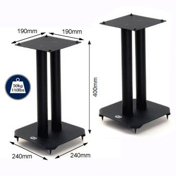 BT604 B-Tech Atlas Home Cinema Speaker Stands in Black