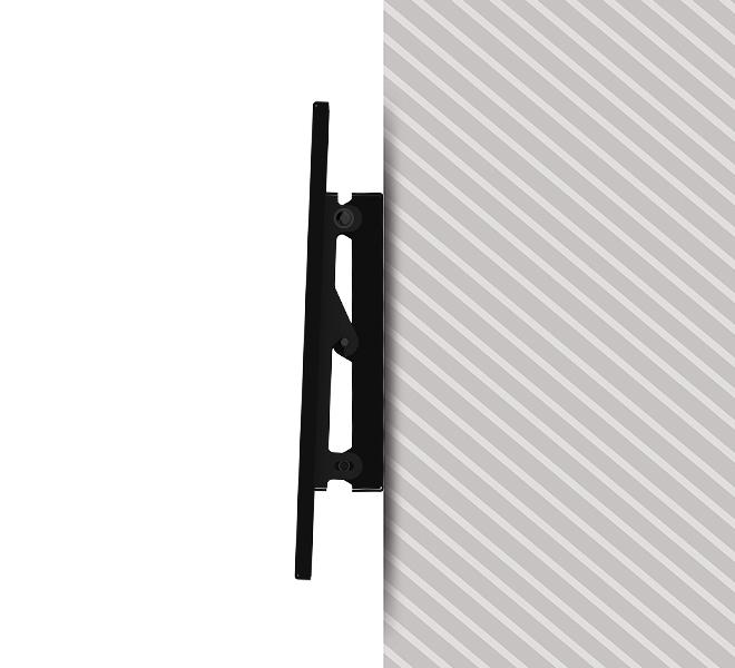 Optional negative tilt of 4.5 degrees for easier use of touchscreens