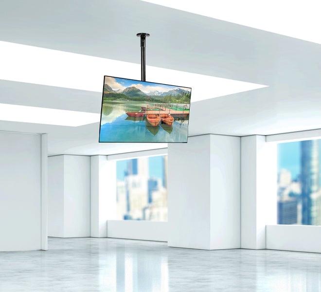 B-Tech BT8424 Black TV Ceiling Mount