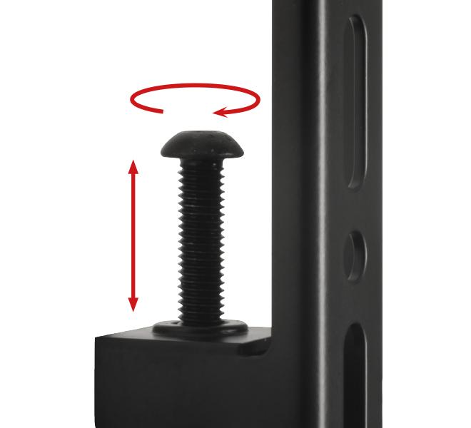 B-Tech BT8516 - Universal Twin Screen Video Conferencing Trolley