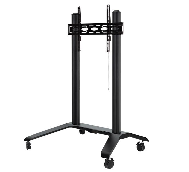 B-Tech BT8564 - Mobile TV Trolley Stand For Screens Up To 120 Inch