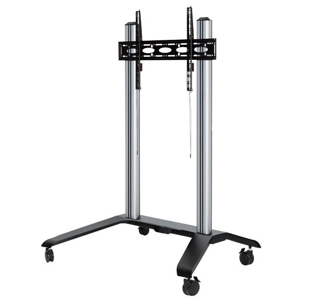 B-Tech BT8564 - Mobile TV Trolley Stand For Screens Up To 120 Inch