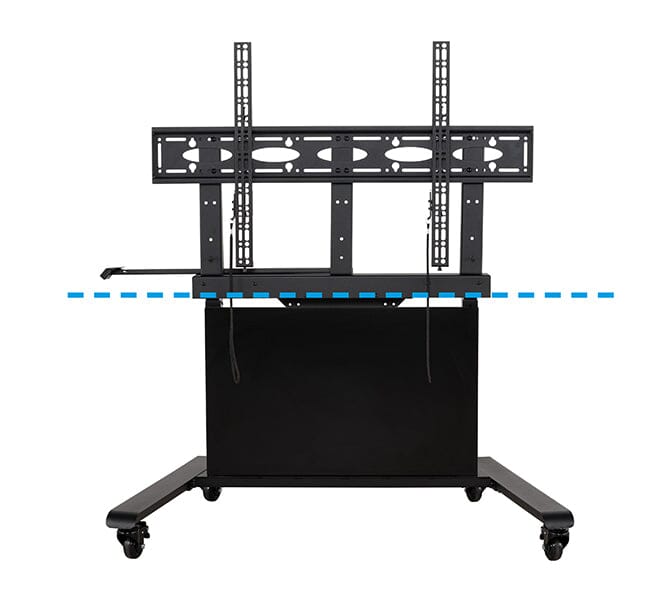 B-Tech BT8568 Motorised Height Adjustable TV Trolley