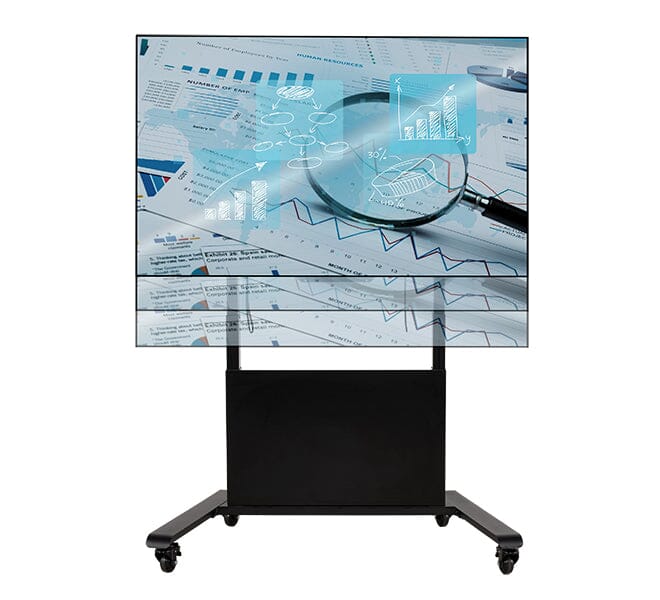 B-Tech BT8568 Motorised Height Adjustable TV Trolley