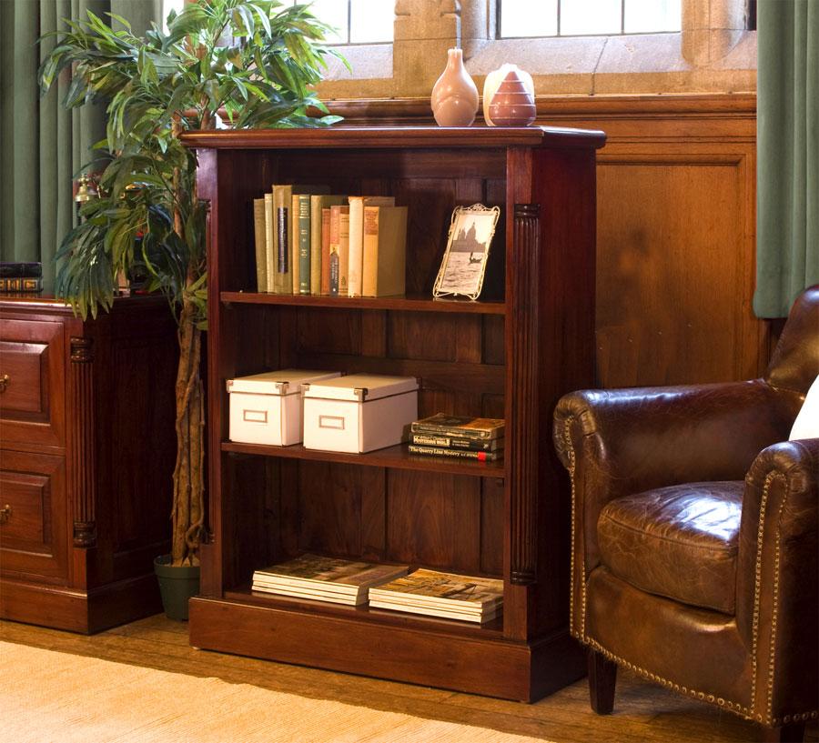 Baumhaus La Roque Mahogany Low Open Bookcase (IMR01B)