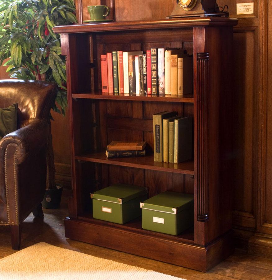 Baumhaus La Roque Mahogany Low Open Bookcase (IMR01B)