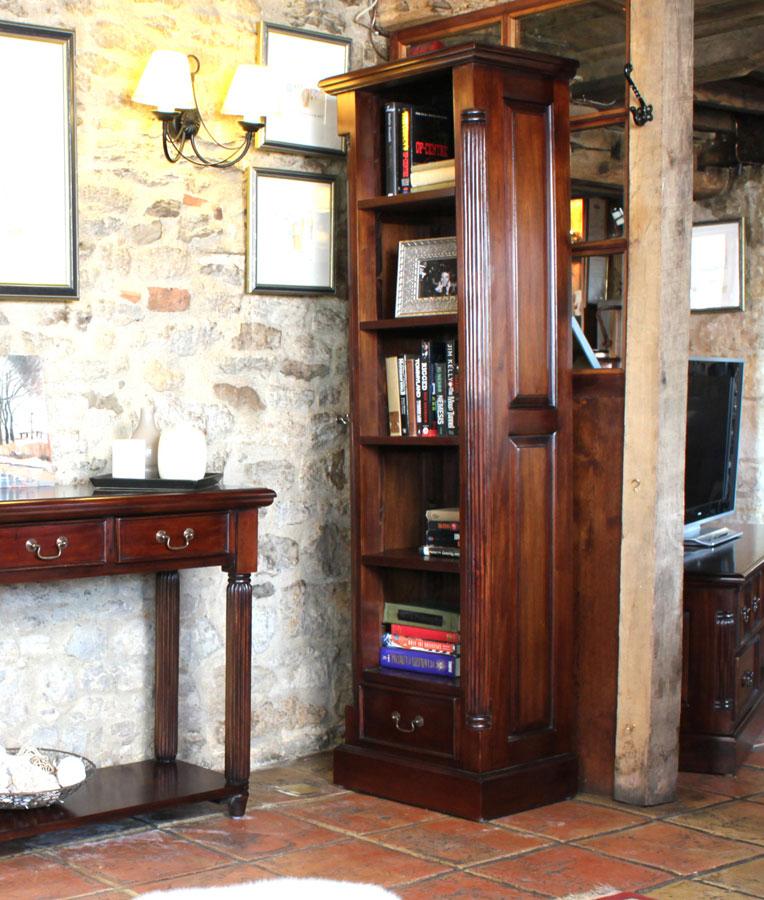 Baumhaus La Roque Mahogany Narrow Alcove Bookcase (IMR01C)