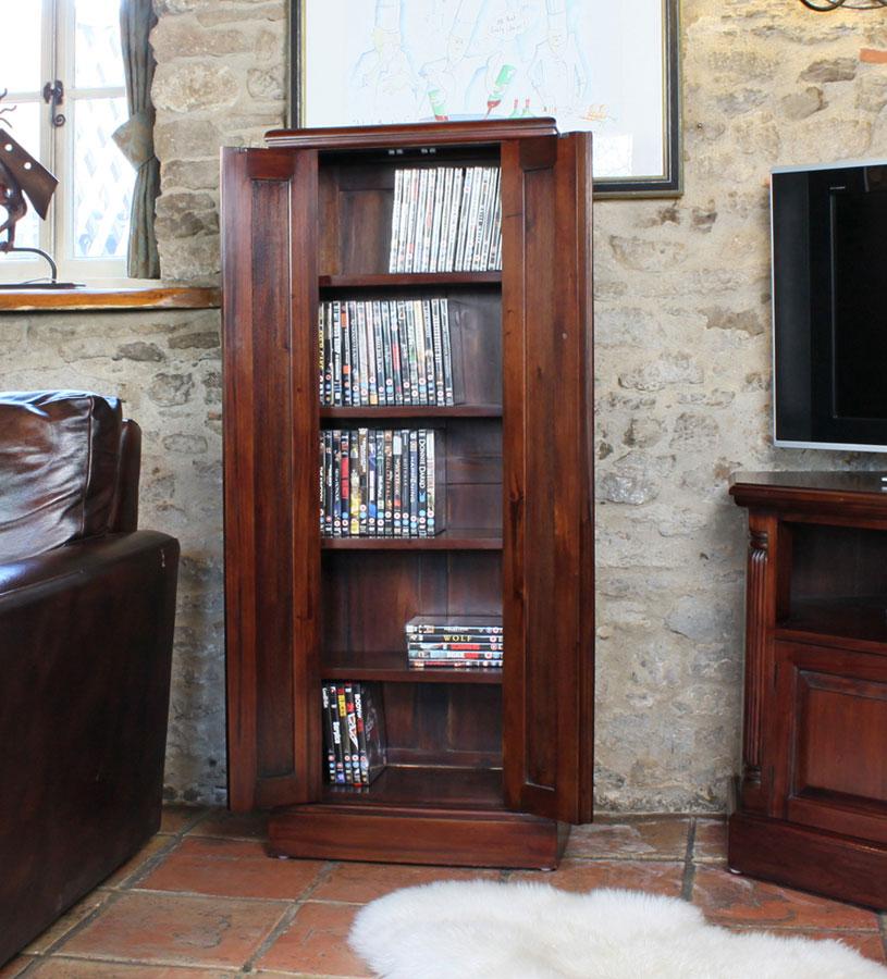 Baumhaus La Roque Mahogany DVD Storage Cupboard (IMR17A)