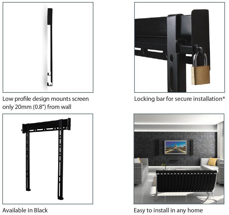 B-Tech Ventry BTV 510 Flat TV Wall Mount for TVs up to 55 inch