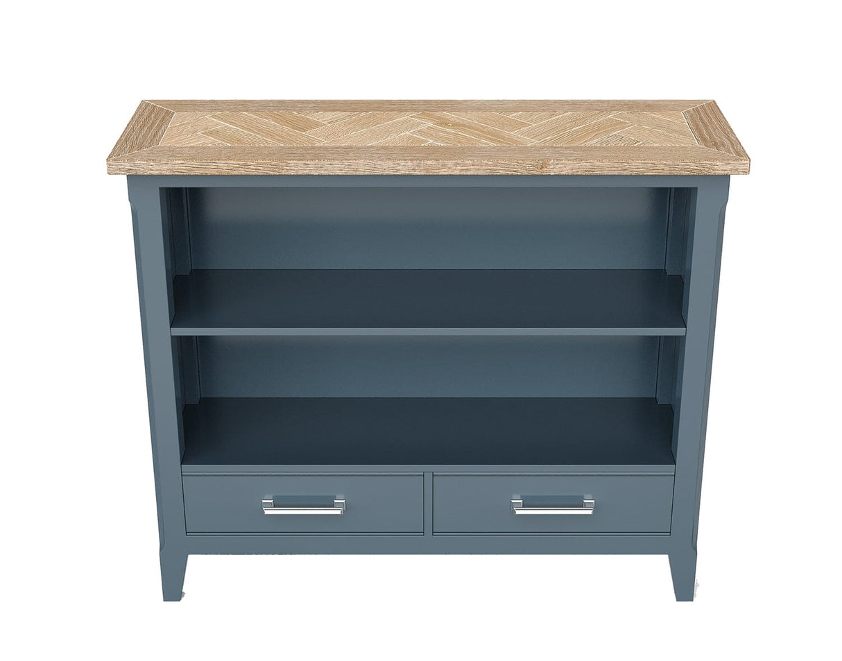 Baumhaus Signature Blue Low Bookcase (CFR01A)