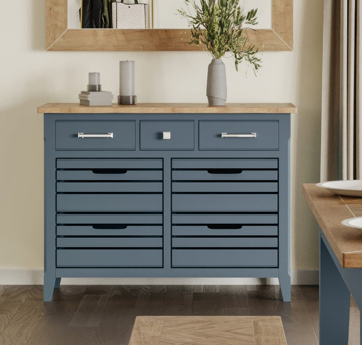 Baumhaus Signature Blue Sideboard / Servery (CFR02C)