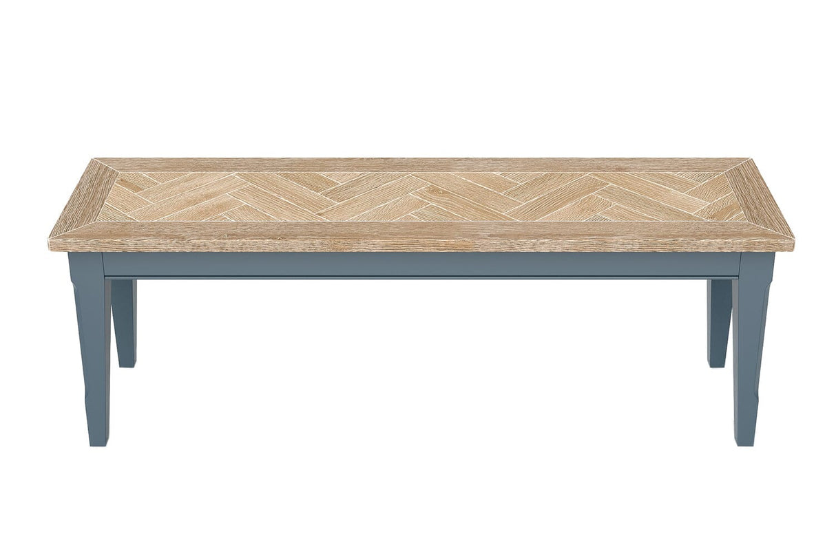 Baumhaus Signature Blue Dining Bench (130) (CFR03A)