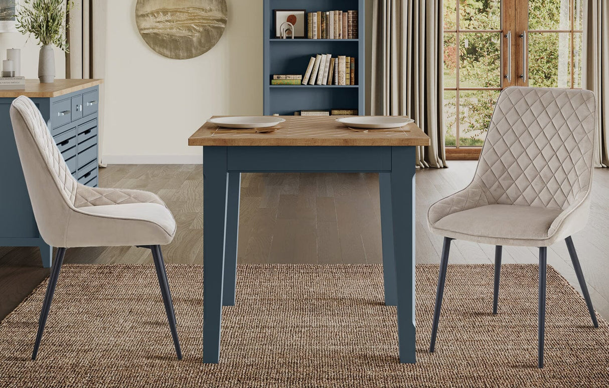 Baumhaus Signature Blue Square Dining Table (CFR04B)