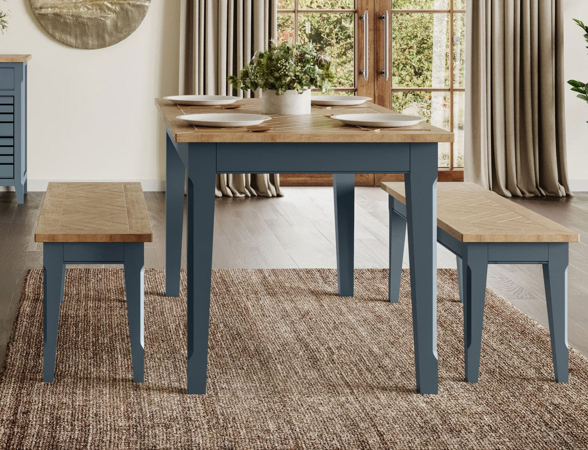 Baumhaus Signature Blue Dining Table (CFR04C)