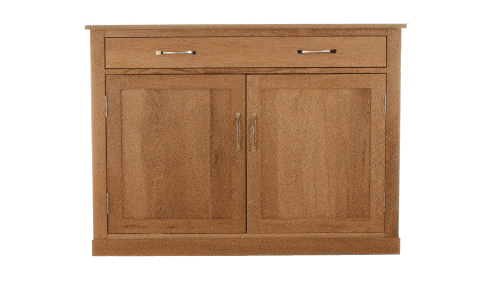 Baumhaus Mobel Oak Hidden Home Office Desk (COR06A)