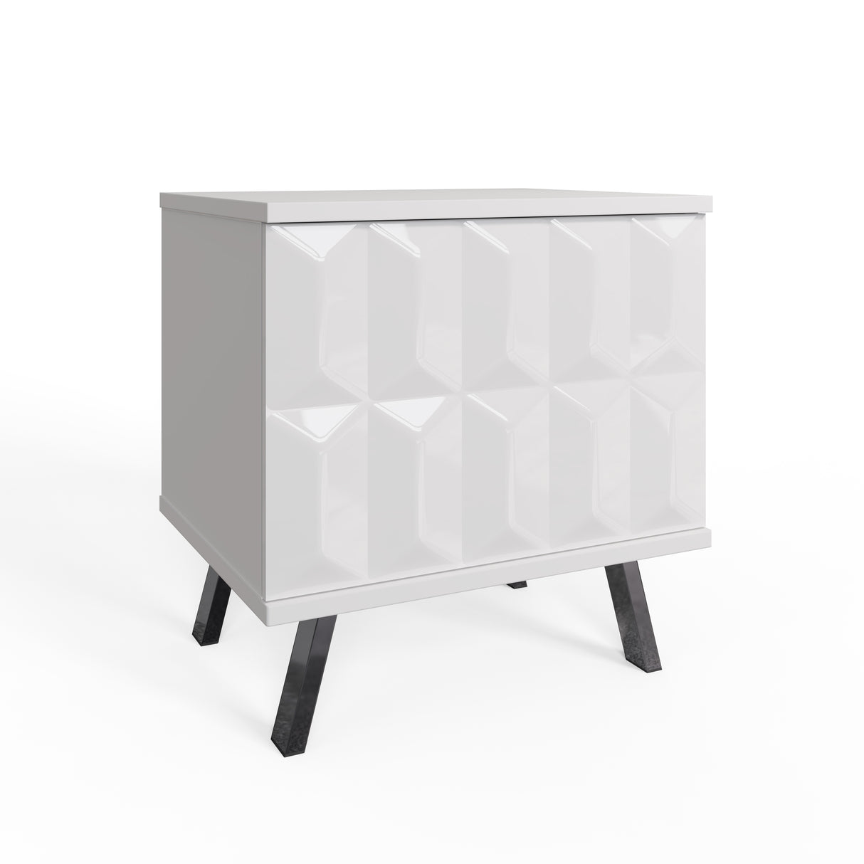 Frank Olsen Elevate White Lamp Table with Mood Lighting