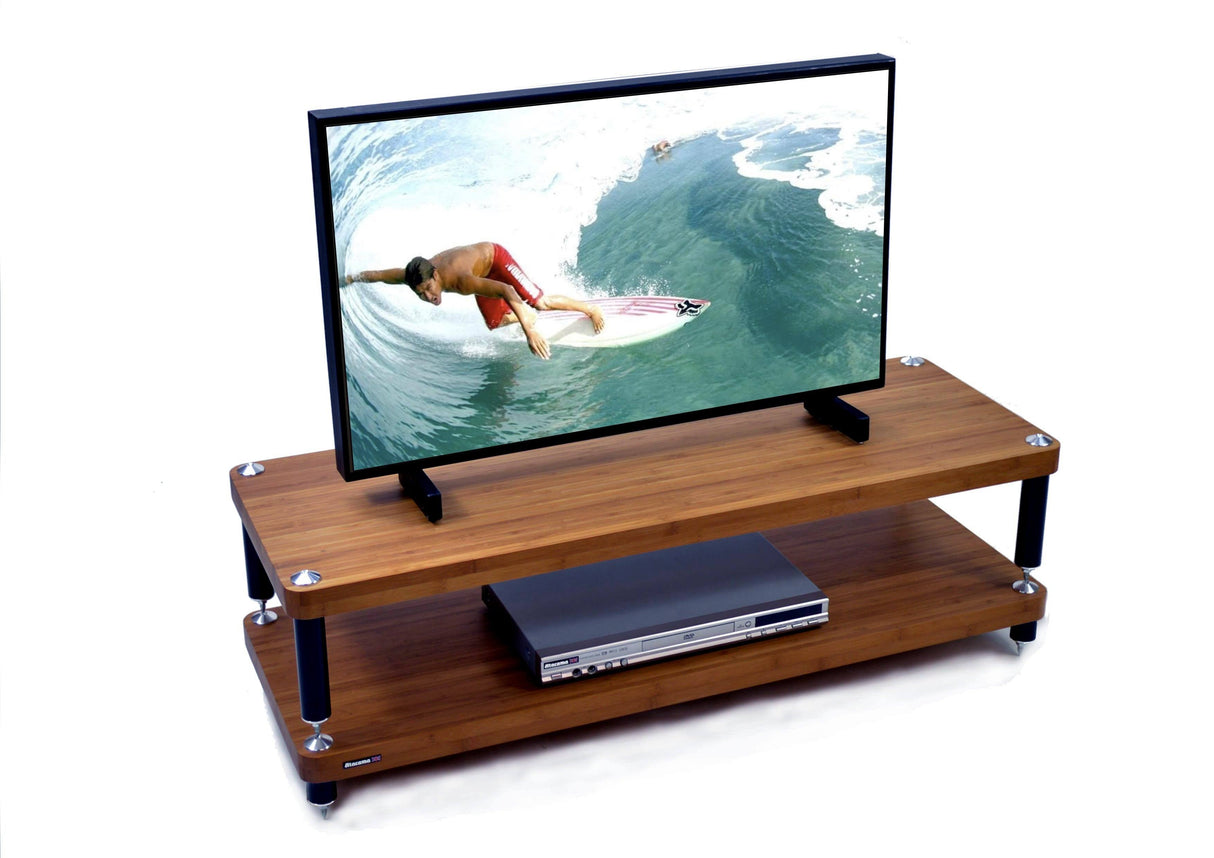 Atacama Evoque Eco 110-40 Dark Finish Bamboo AV Rack